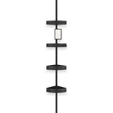 HiRISE 4 Tension Shower Caddy with Mirror