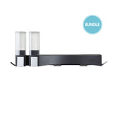 Bundle: CLEVER Double Dispenser + Shower Shelf