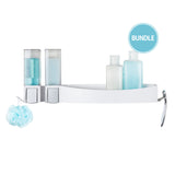 Bundle: CLEVER Double Dispenser + Shower Shelf
