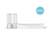 Bundle: CLEVER Double Dispenser + Shower Shelf