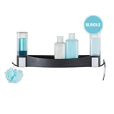 Bundle: CLEVER 2 X Soap Dispensers + Shower Shelf
