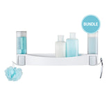 Bundle: CLEVER 2 X Soap Dispensers + Shower Shelf