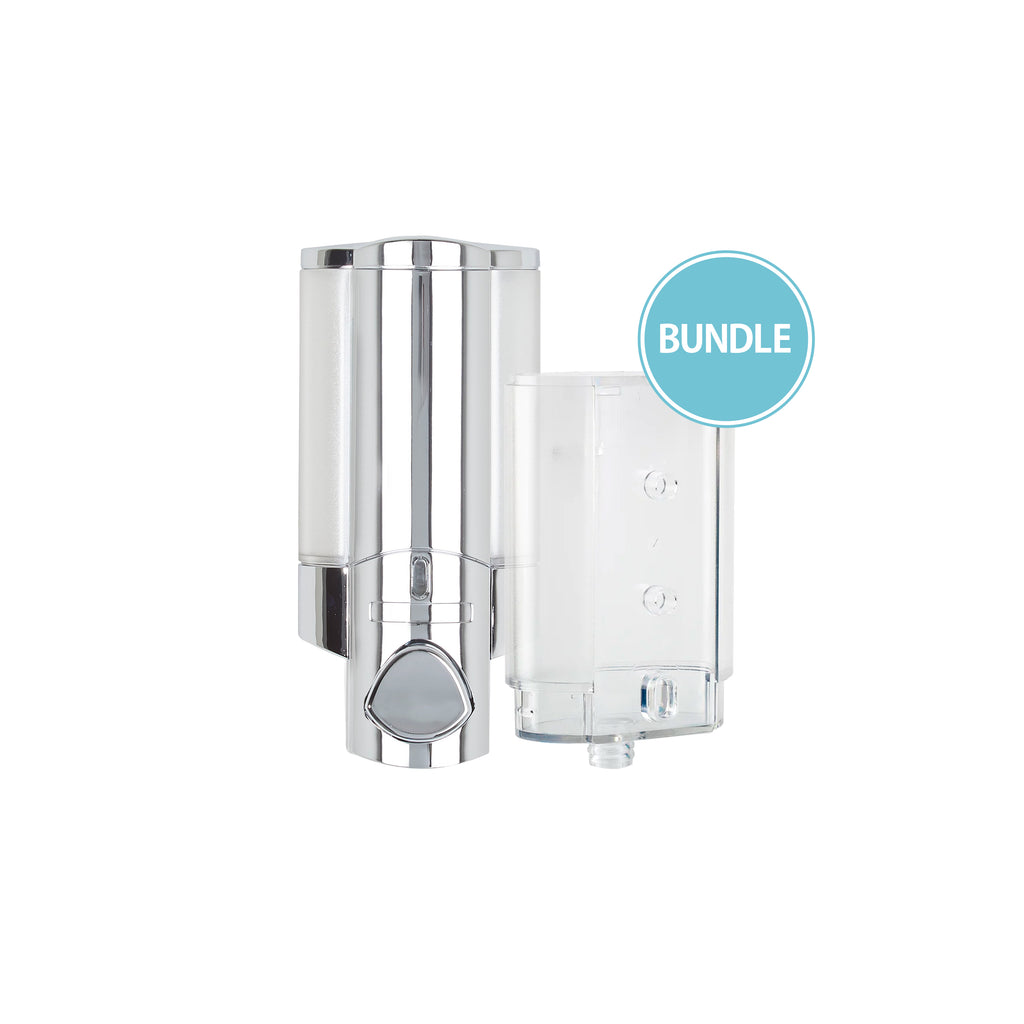 Bundle: AVIVA Soap Dispenser + Replacement Cartridge