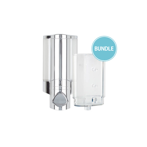 Bundle: AVIVA Soap Dispenser + Replacement Cartridge