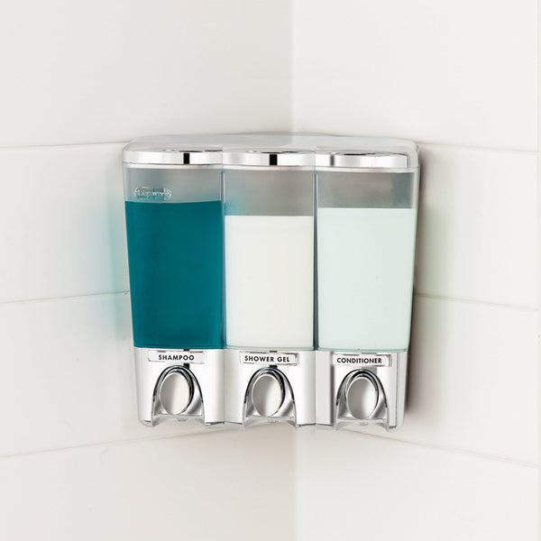 CLEAR CHOICE Shower Dispenser 3 Chamber - Better Living Products Canada