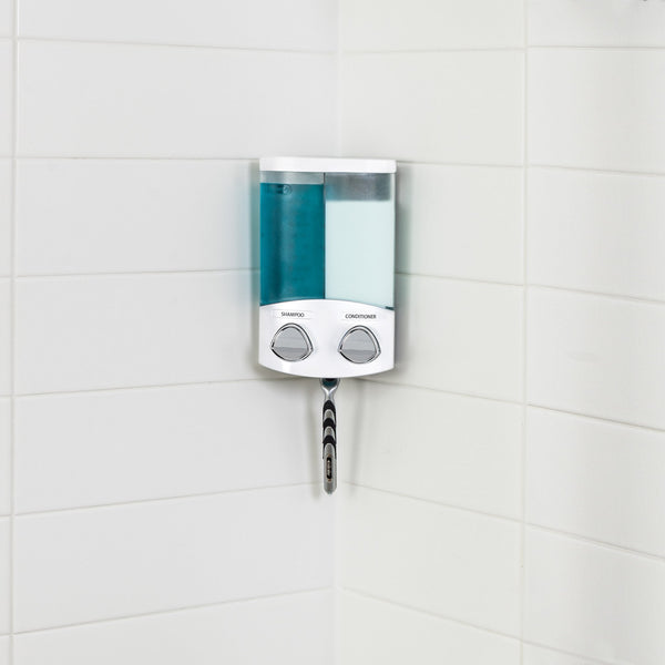 DUO Shower Dispenser 2 Chamber - Better Living Products Canada