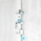 FINELINE 3 Tension Shower Caddy with Mirror